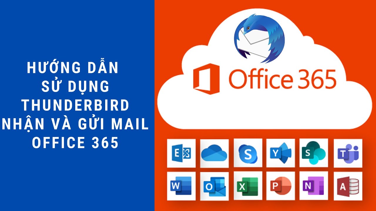 Hướng dẫn sử dụng ThunderBird để nhận và gửi mail Office 365